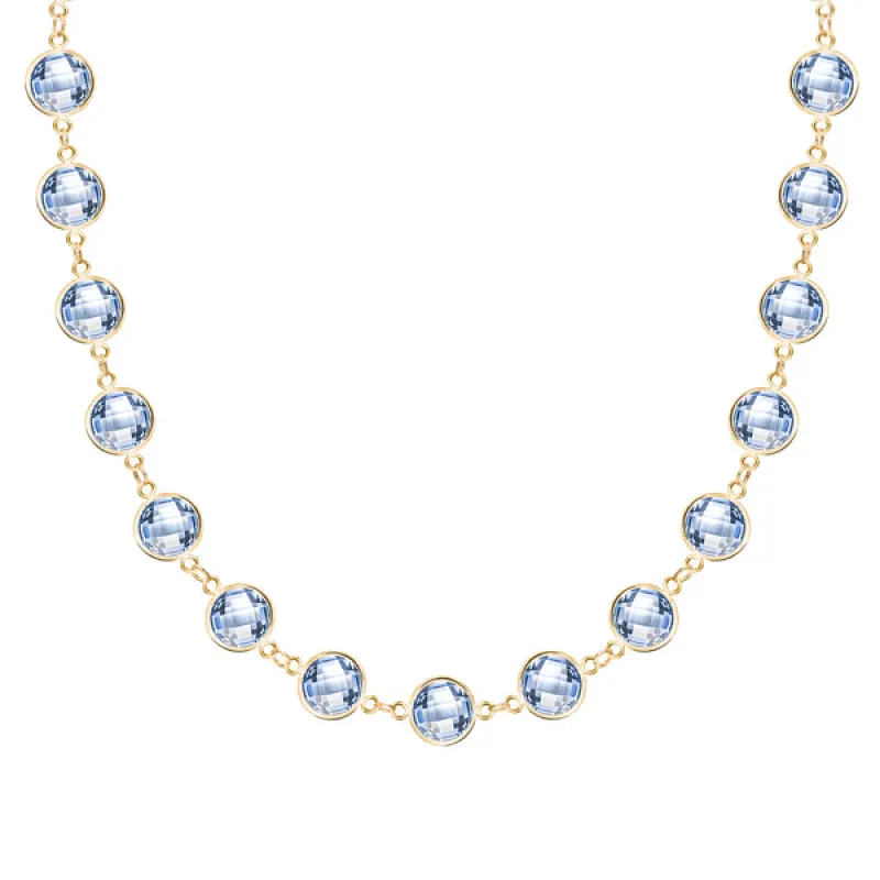 Personalized Newport Grand Necklace in 14k Gold sold by Haverhill