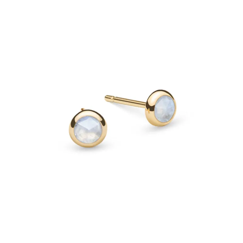 Classic Birthstone Stud Earrings in 14k Gold sold by Haverhill