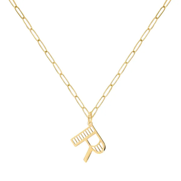 Personalized Essex Letter Pendant in 14k Gold sold by Haverhill