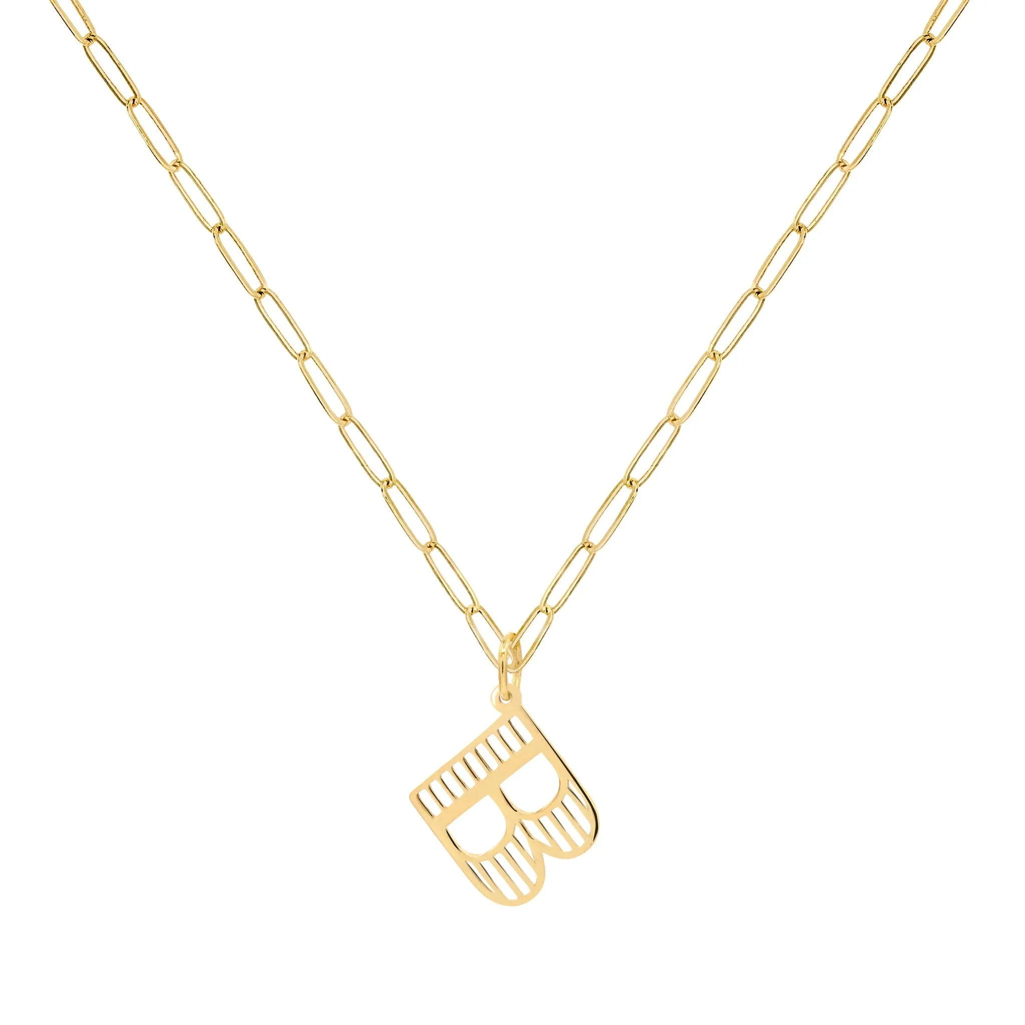 Essex Letter B Pendant in 14k Gold sold by Haverhill product image thumbnail 5