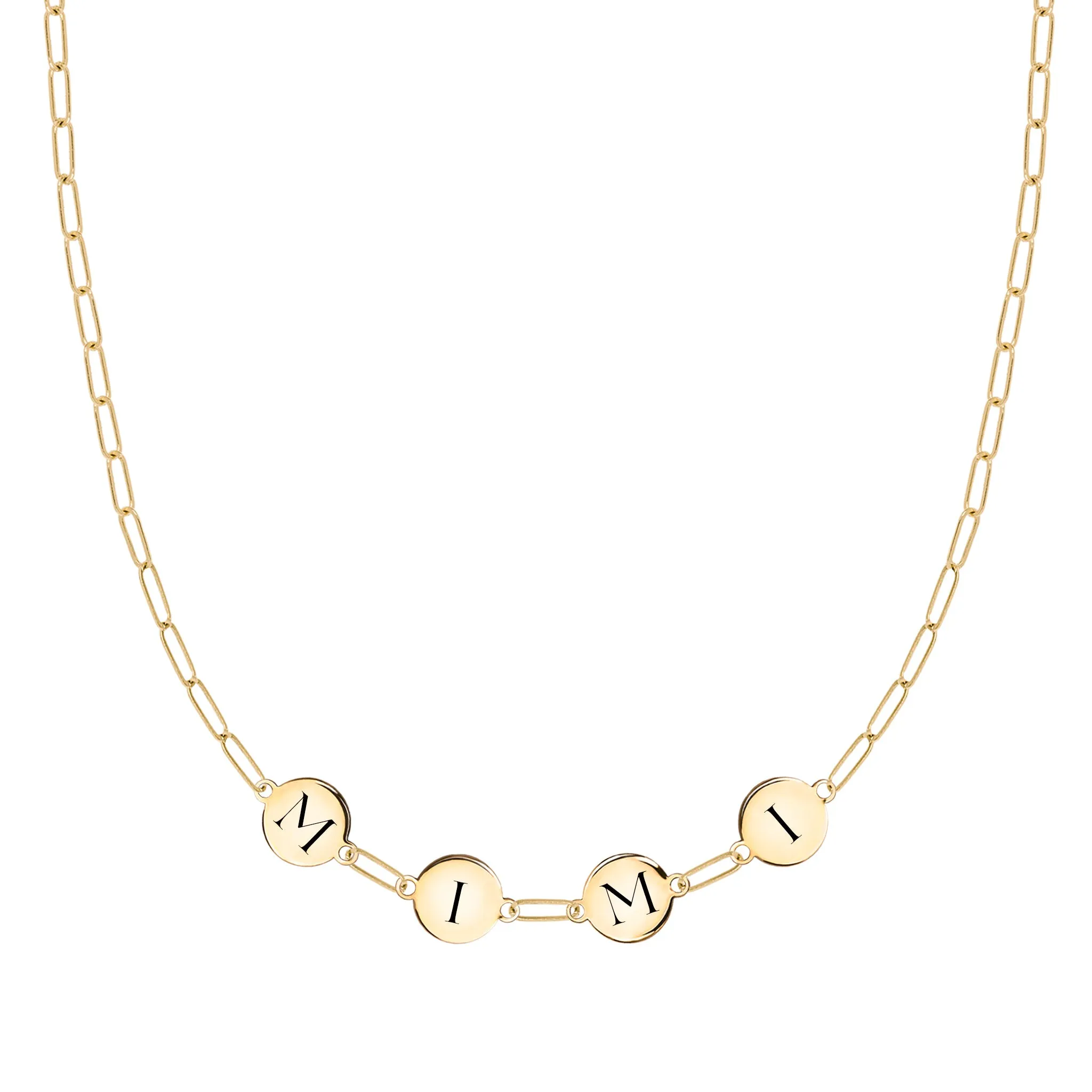 MIMI Necklace on Adelaide Mini in 14k Gold sold by Haverhill