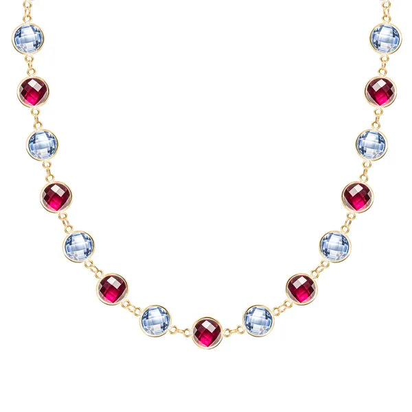 Personalized Newport Grand Necklace in 14k Gold sold by Haverhill