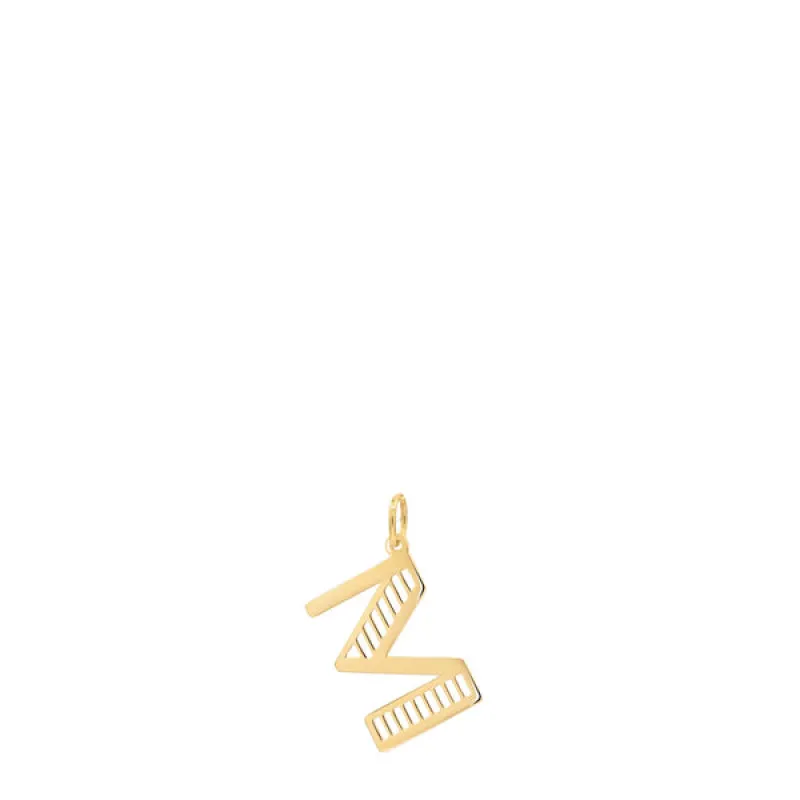 Essex Letter M Pendant in 14k Gold sold by Haverhill