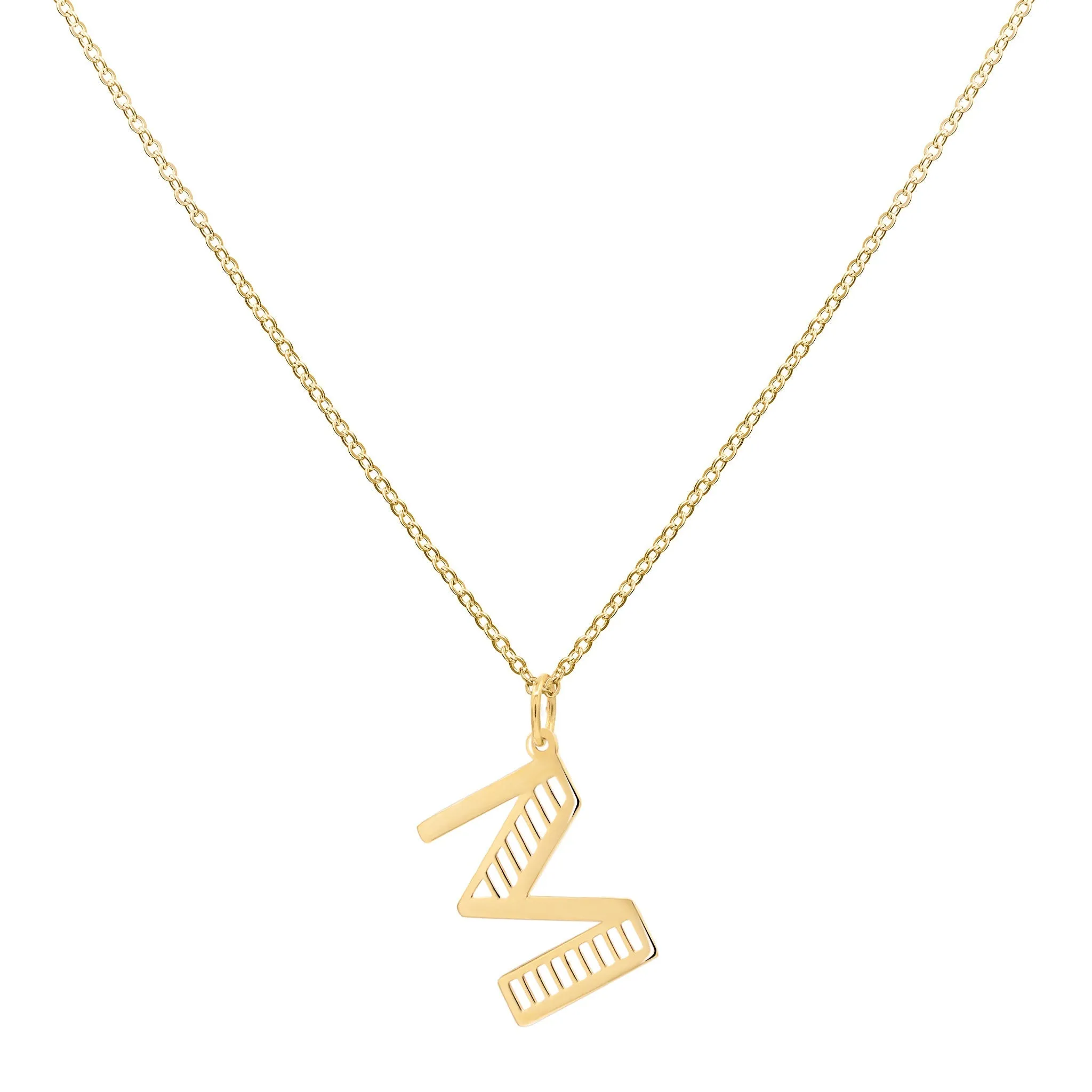Essex Letter M Pendant in 14k Gold sold by Haverhill product image thumbnail 4