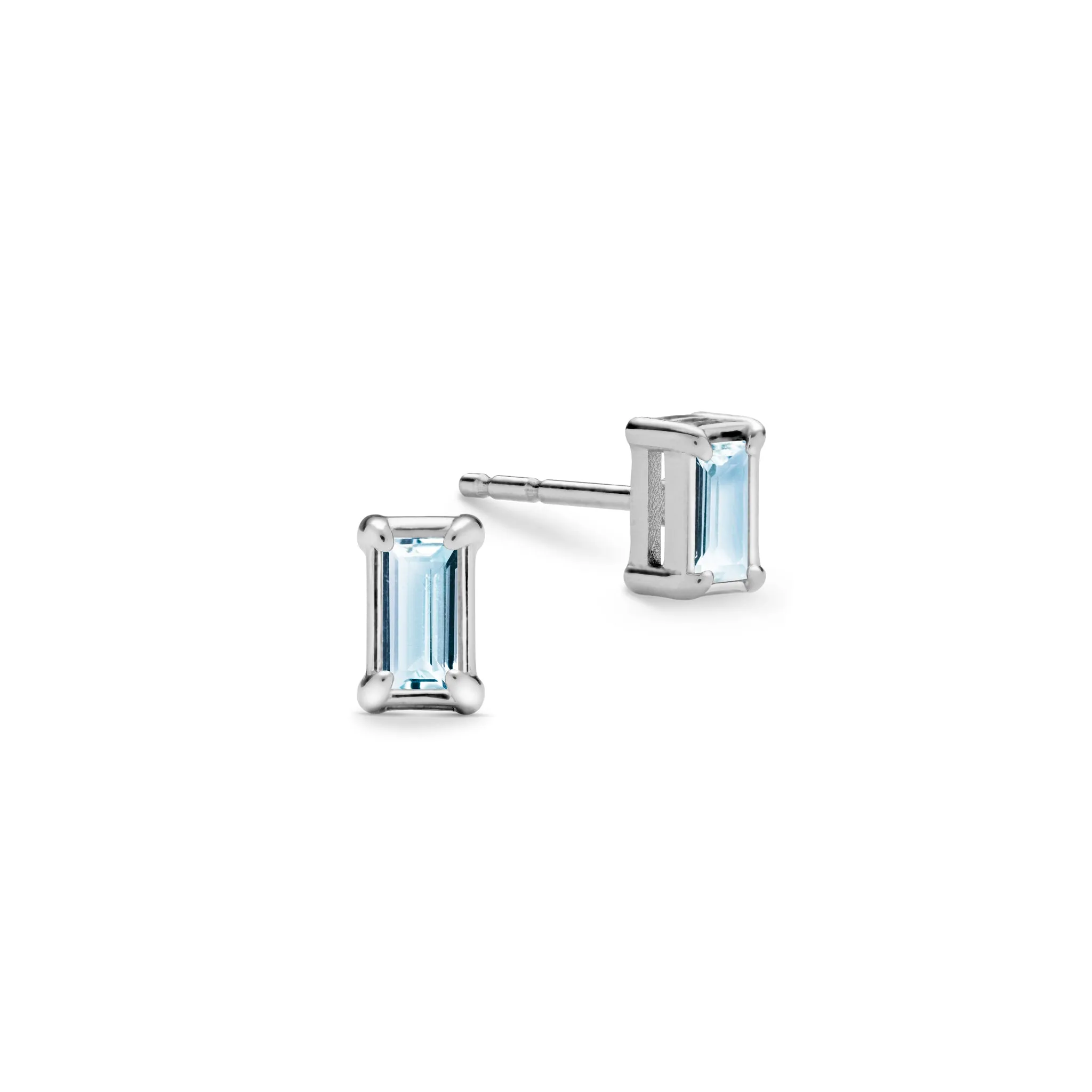 Providence Nantucket Blue Topaz Stud Earrings in 14k Gold (December) sold by Haverhill product image thumbnail 5