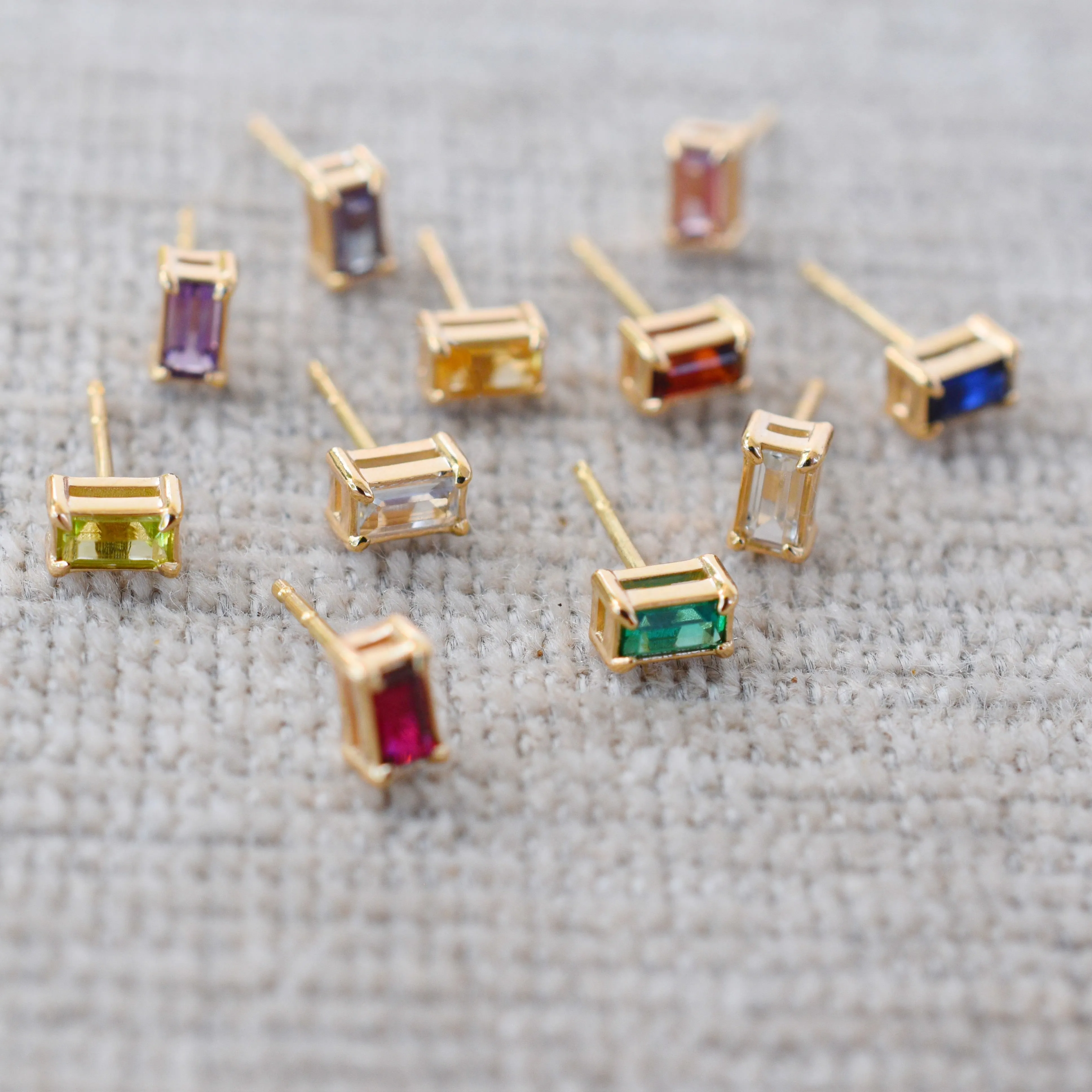 Providence Nantucket Blue Topaz Stud Earrings in 14k Gold (December) sold by Haverhill product image thumbnail 3