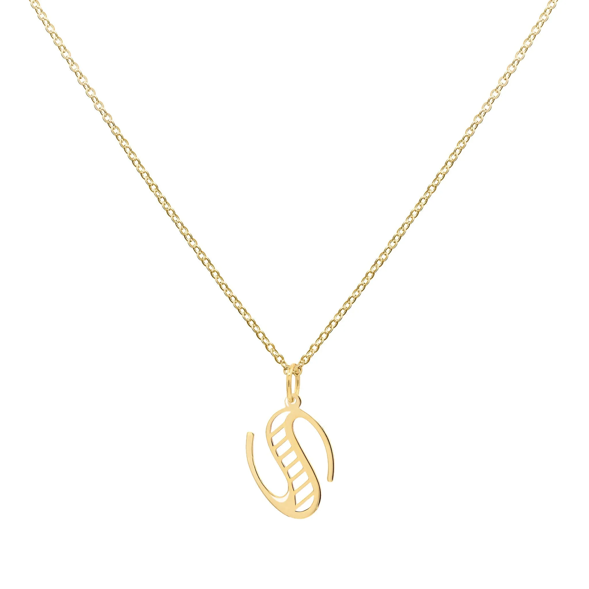 Essex Letter S Pendant in 14k Gold sold by Haverhill product image thumbnail 4