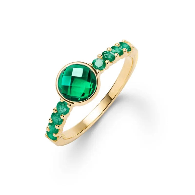 Personalized Rosecliff Grand Ring in 14k Gold sold by Haverhill