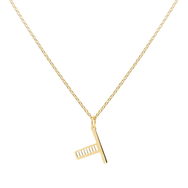 Personalized Essex Letter Pendant in 14k Gold sold by Haverhill