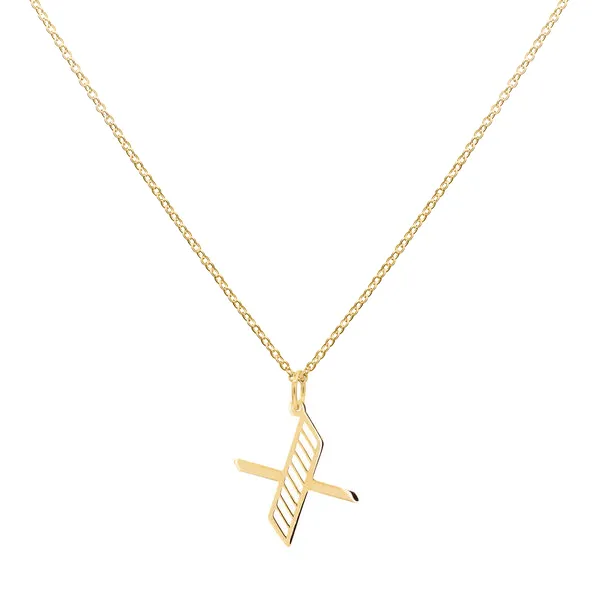 Personalized Essex Letter Pendant in 14k Gold sold by Haverhill