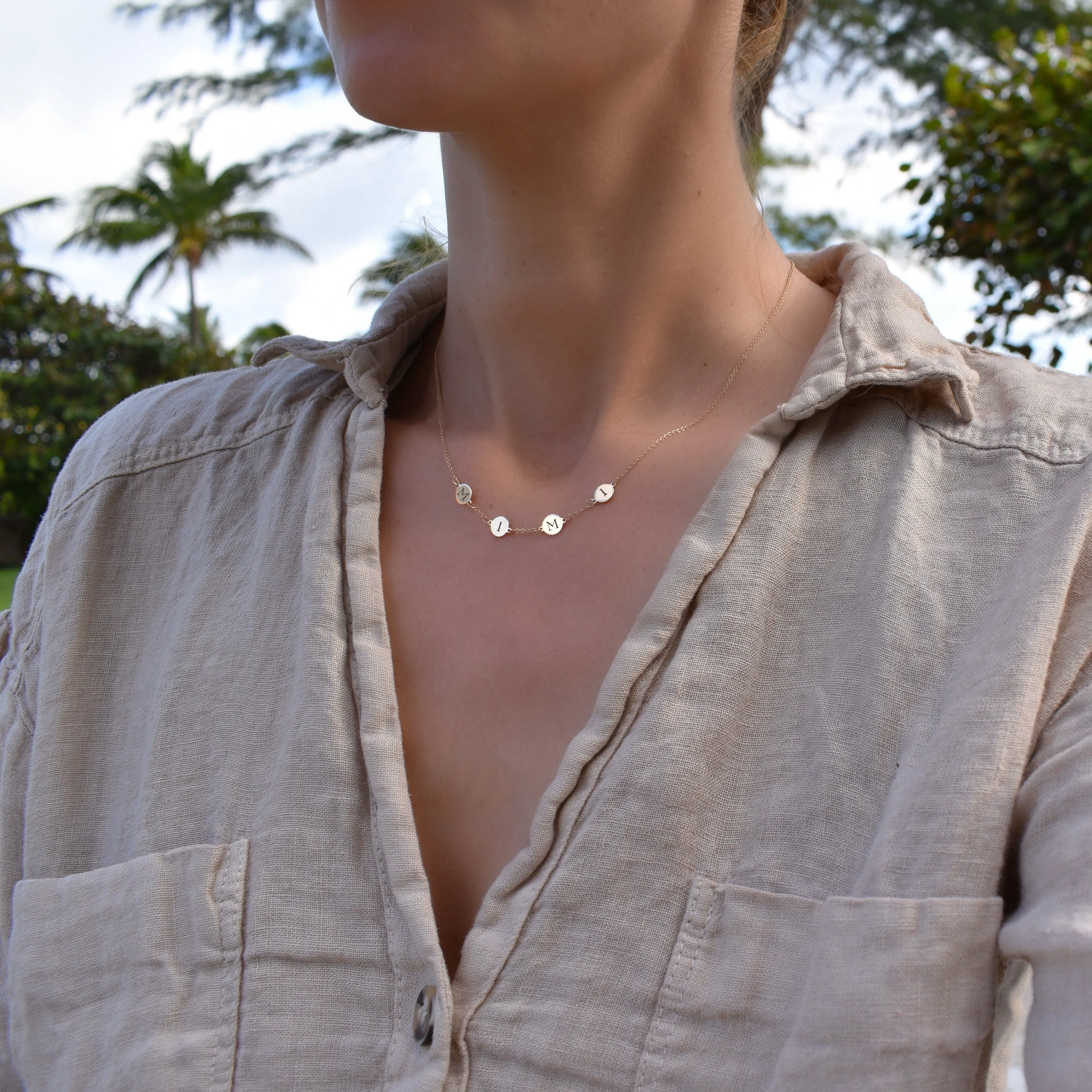 MIMI Necklace in 14k Gold sold by Haverhill product image thumbnail 2
