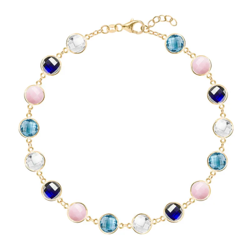 Personalized Newport Grand Bracelet in 14k Gold sold by Haverhill