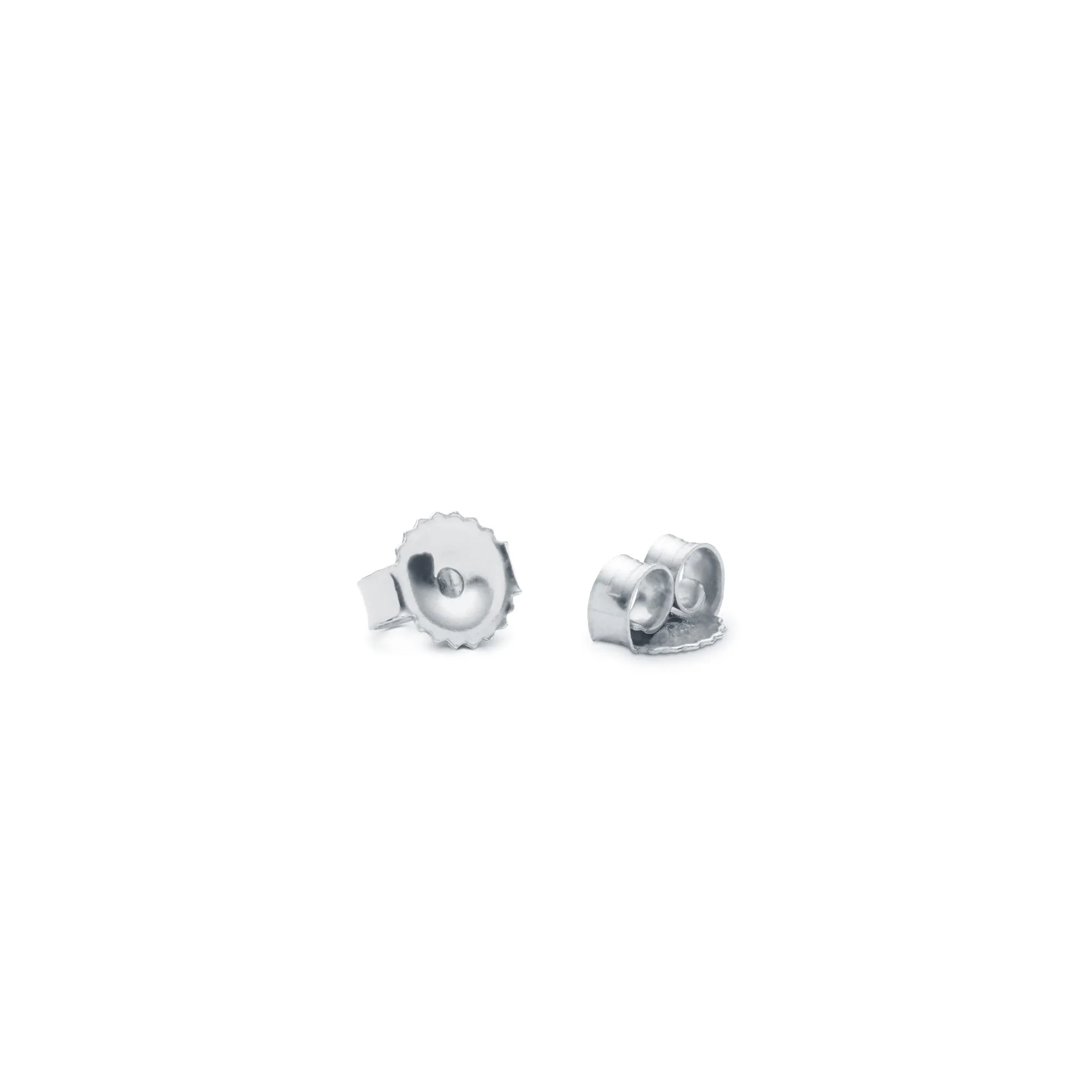 Ruby Birthstone Stud Earrings in 14k White Gold (July) sold by Haverhill product image thumbnail 4