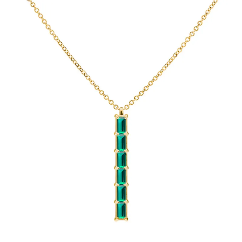 Personalized Providence 6 Birthstone Pendant in 14k Gold sold by Haverhill