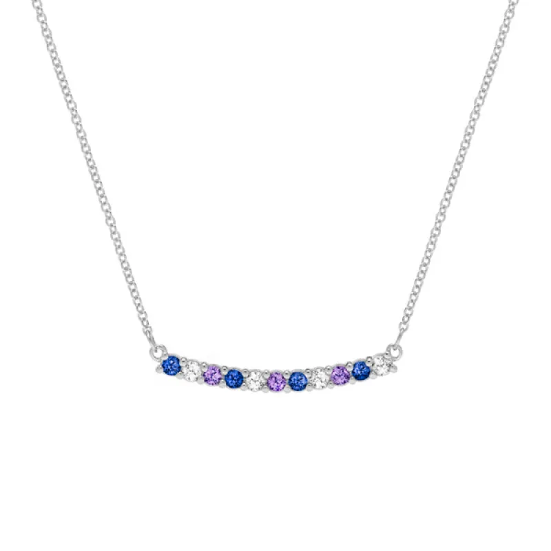 Personalized Rosecliff Bar Necklace in 14k Gold sold by Haverhill