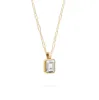 Personalized Warren Birthstone Pendant in 14k Gold sold by Haverhill