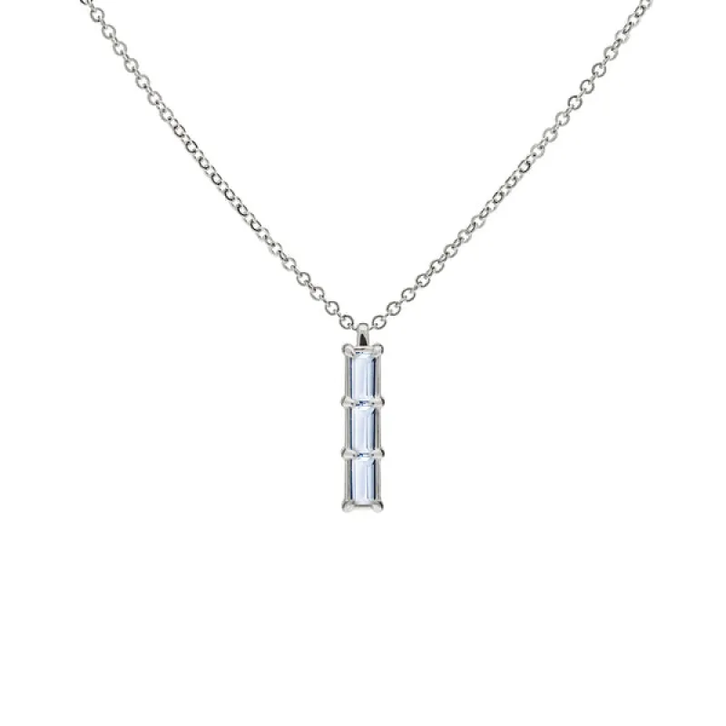 Personalized Providence 3 Birthstone Pendant in 14k Gold sold by Haverhill