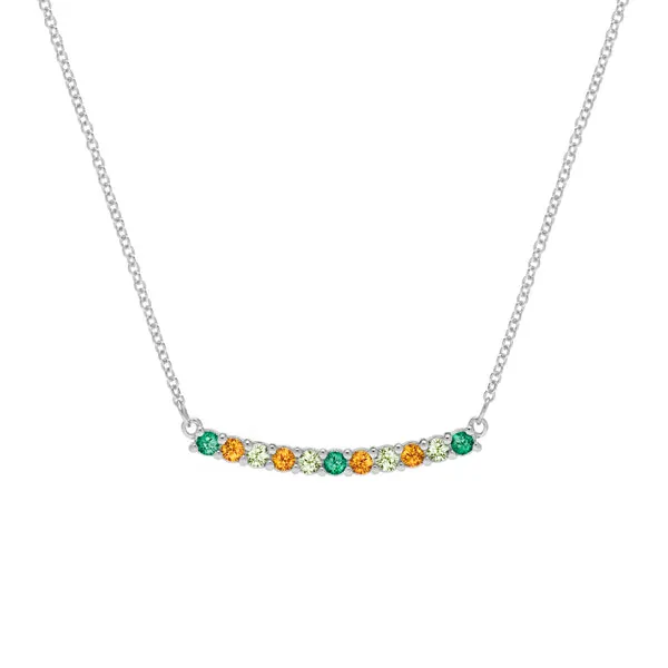 Personalized Rosecliff Bar Necklace in 14k Gold sold by Haverhill