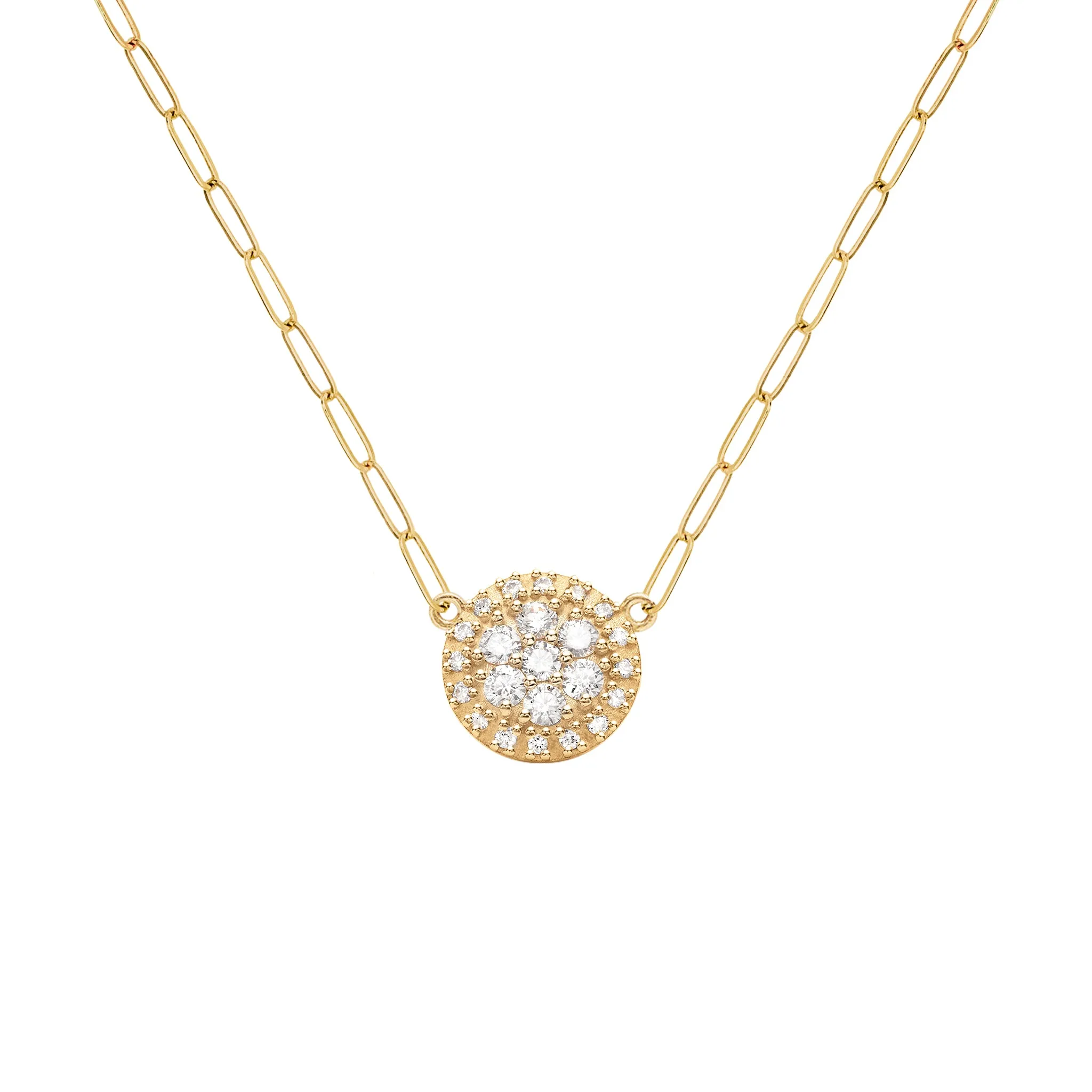 Palmer Diamond Necklace in Solid 14k Gold sold by Haverhill product image thumbnail 4