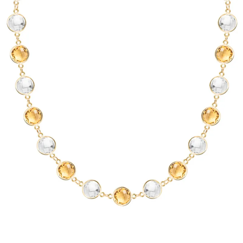 Personalized Newport Grand Necklace in 14k Gold sold by Haverhill