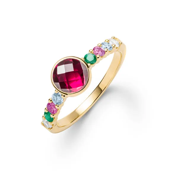 Personalized Rosecliff Grand Ring in 14k Gold sold by Haverhill