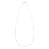 Personalized Classic 5 Birthstone Necklace in 14k Gold sold by Haverhill