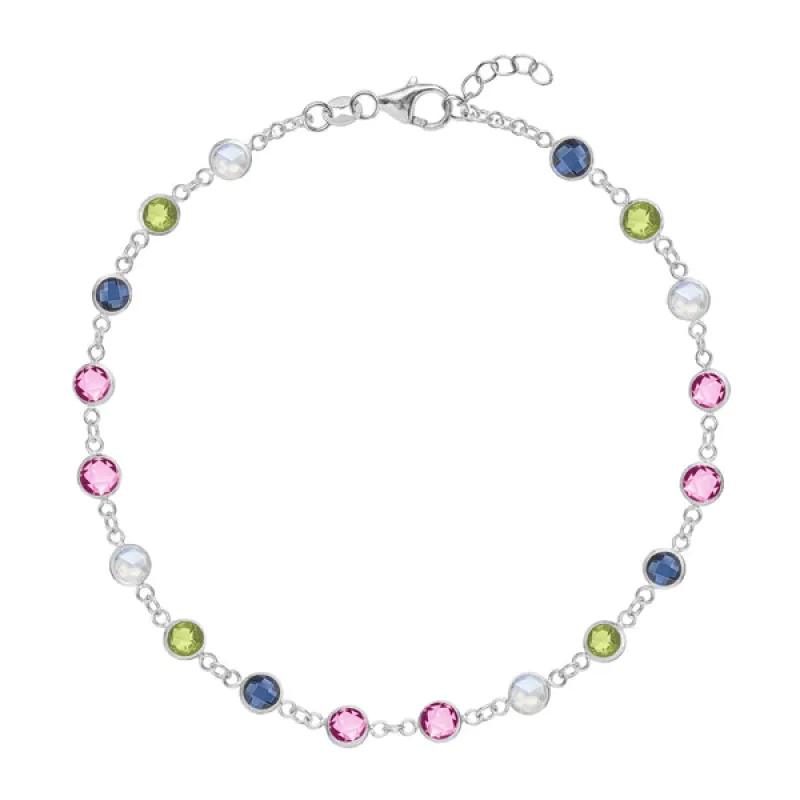 Personalized Newport Birthstone Bracelet in 14k Gold sold by Haverhill