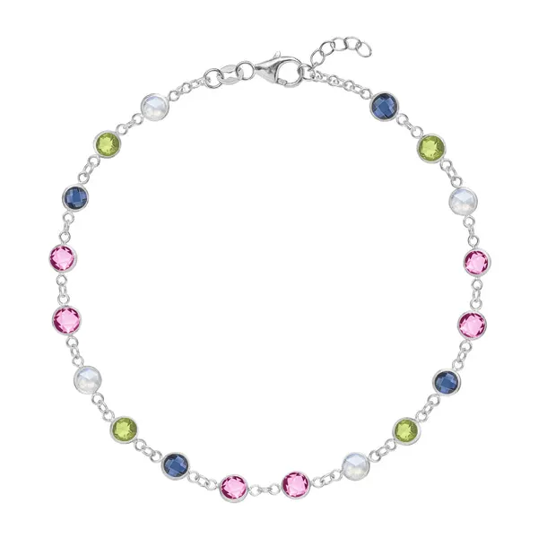 Personalized Newport Birthstone Bracelet in 14k Gold sold by Haverhill