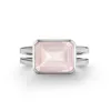 Personalized Warren Horizontal Birthstone Ring in 14k Gold sold by Haverhill