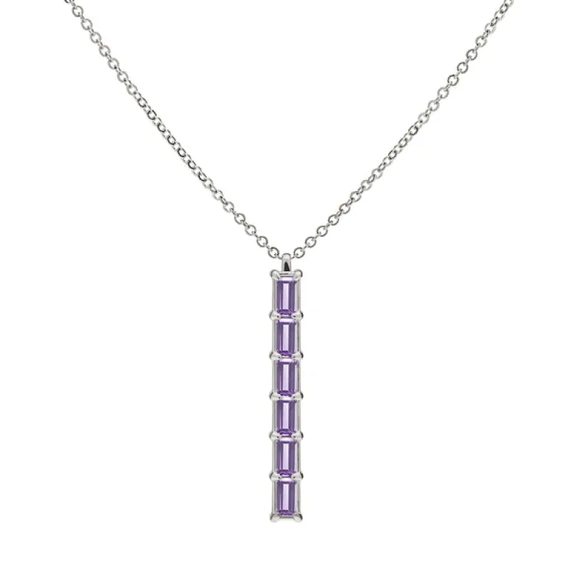 Personalized Providence 6 Birthstone Pendant in 14k Gold sold by Haverhill