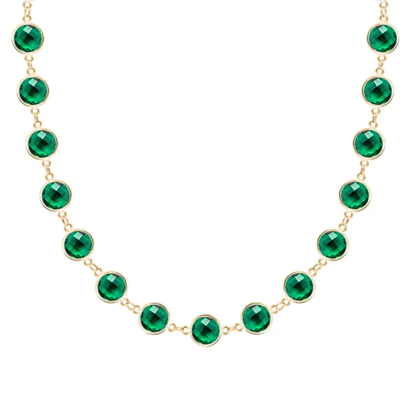 Personalized Newport Grand Necklace in 14k Gold sold by Haverhill