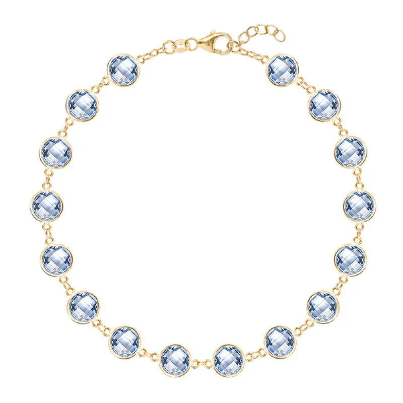 Personalized Newport Grand Bracelet in 14k Gold sold by Haverhill