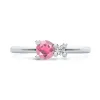 Personalized Greenwich Solitaire Birthstone & Diamond Ring in 14k Gold sold by Haverhill