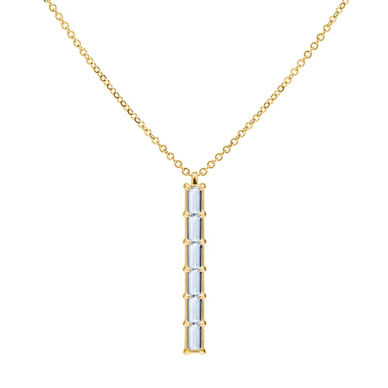 Personalized Providence 6 Birthstone Pendant in 14k Gold sold by Haverhill