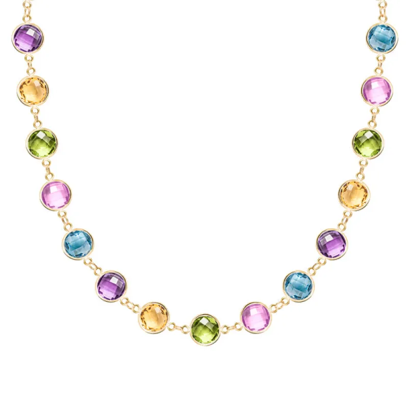 Personalized Newport Grand Necklace in 14k Gold sold by Haverhill