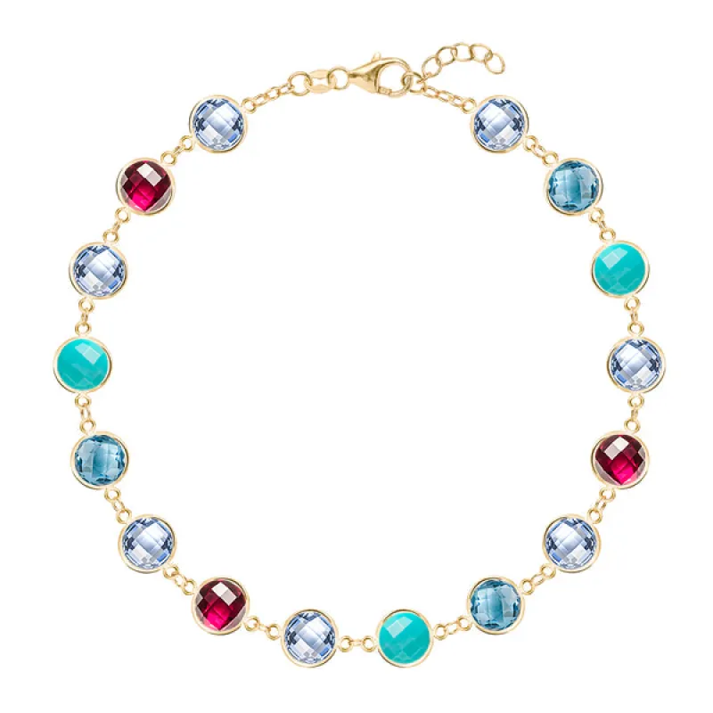 Personalized Newport Grand Bracelet in 14k Gold sold by Haverhill