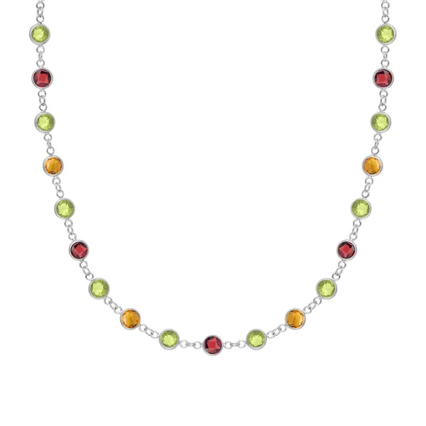 Personalized Newport Birthstone Necklace in 14k Gold sold by Haverhill