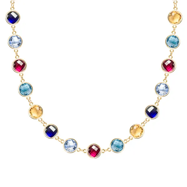Personalized Newport Grand Necklace in 14k Gold sold by Haverhill