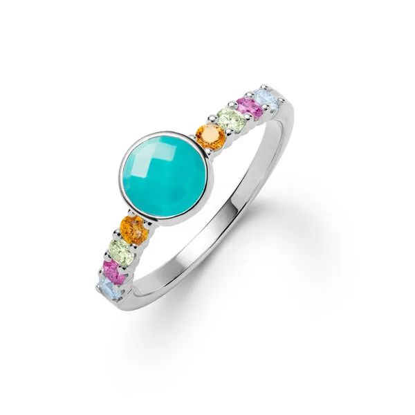 Personalized Rosecliff Grand Ring in 14k Gold sold by Haverhill