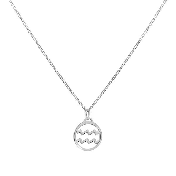 Personalized Zodiac Pendant in 14k Gold sold by Haverhill