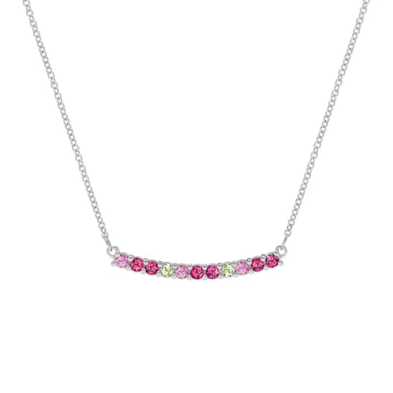 Personalized Rosecliff Bar Necklace in 14k Gold sold by Haverhill