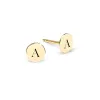 Letter Stud Earrings in 14k Gold sold by Haverhill