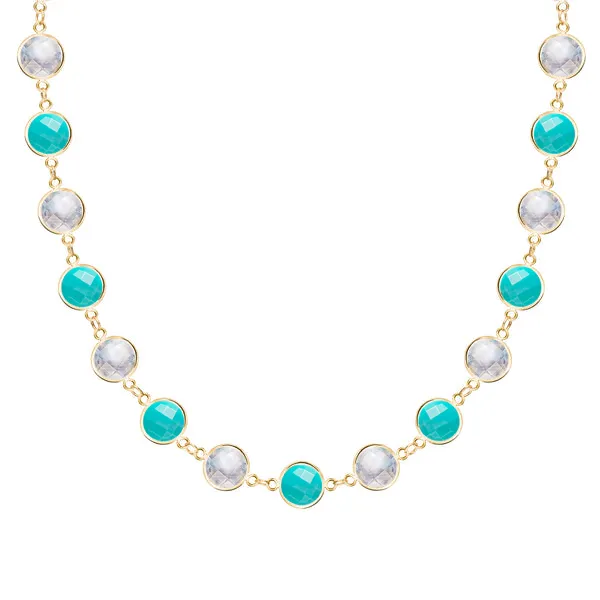 Personalized Newport Grand Necklace in 14k Gold sold by Haverhill