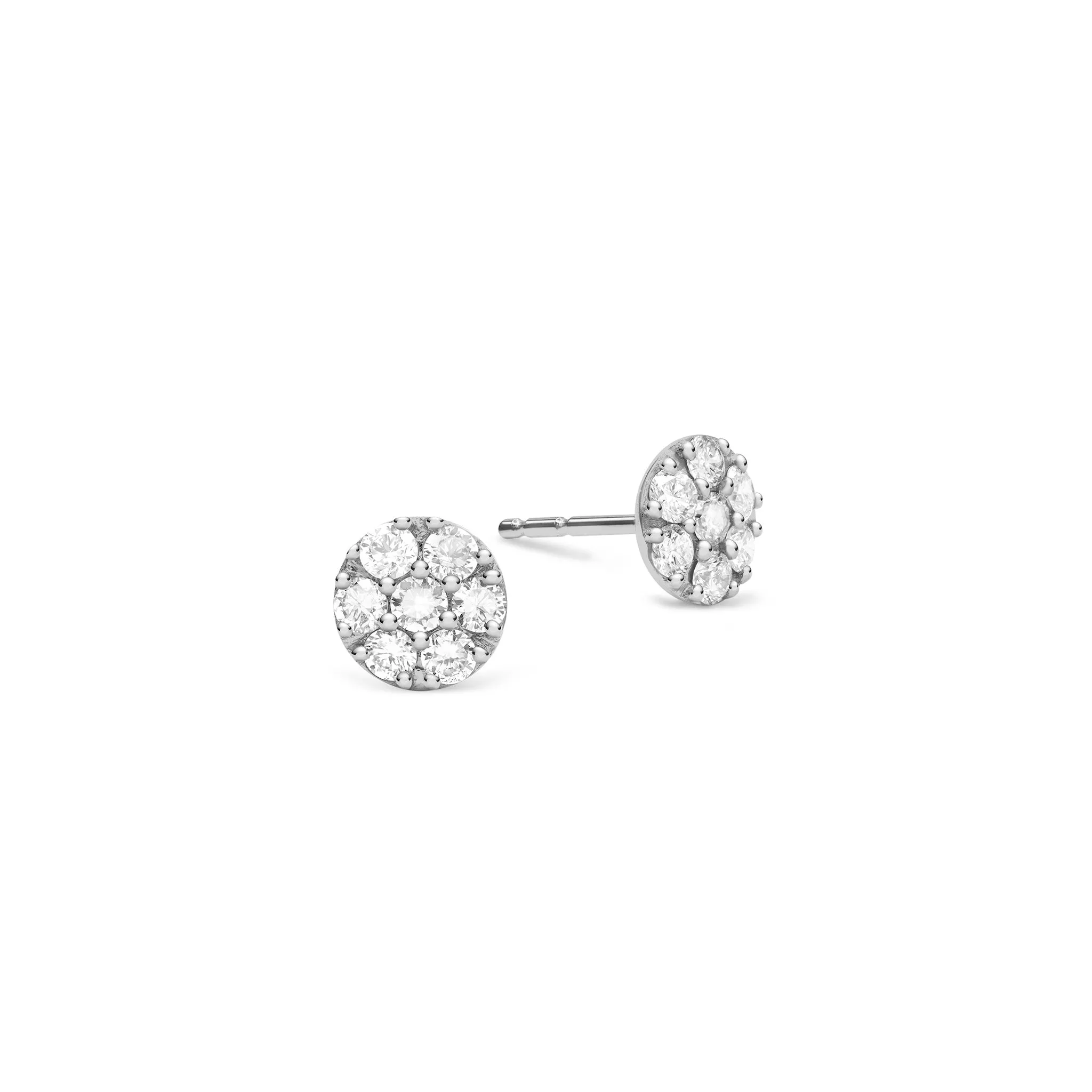 Palmer Diamond Mini Stud Earrings in Solid 14k Gold sold by Haverhill product image thumbnail 5