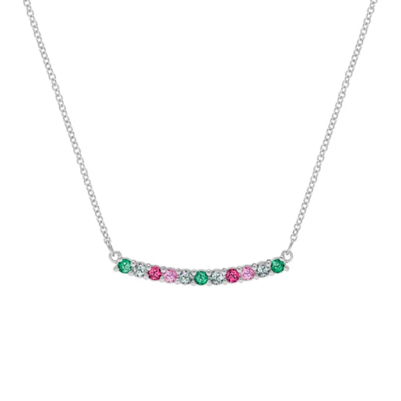 Personalized Rosecliff Bar Necklace in 14k Gold sold by Haverhill