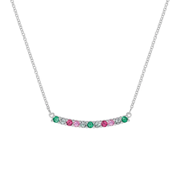 Personalized Rosecliff Bar Necklace in 14k Gold sold by Haverhill