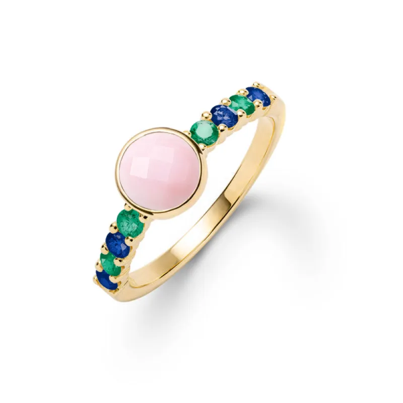 Personalized Rosecliff Grand Ring in 14k Gold sold by Haverhill