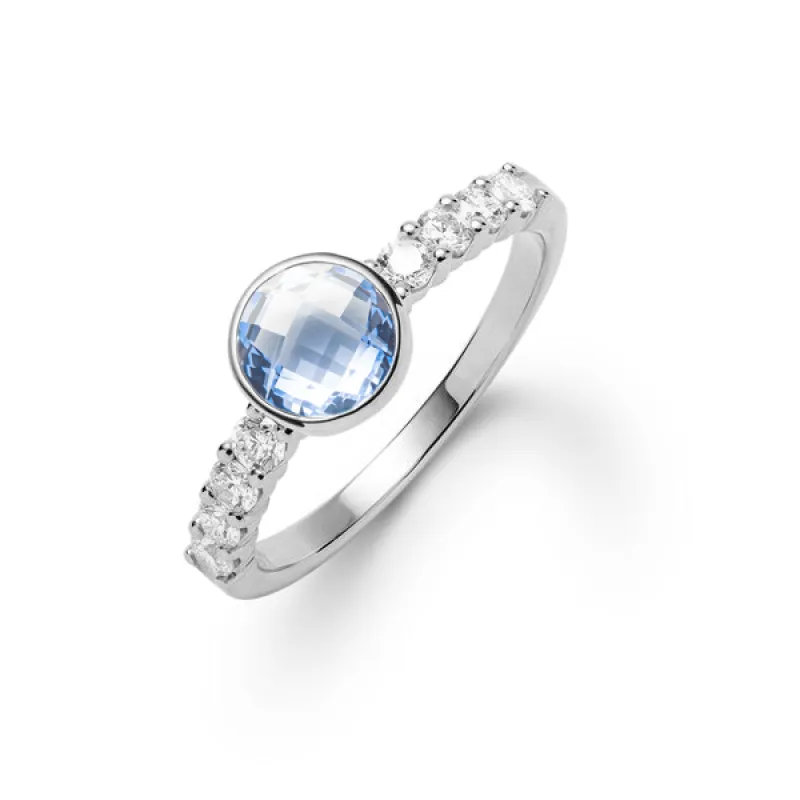 Personalized Rosecliff Grand Ring in 14k Gold sold by Haverhill