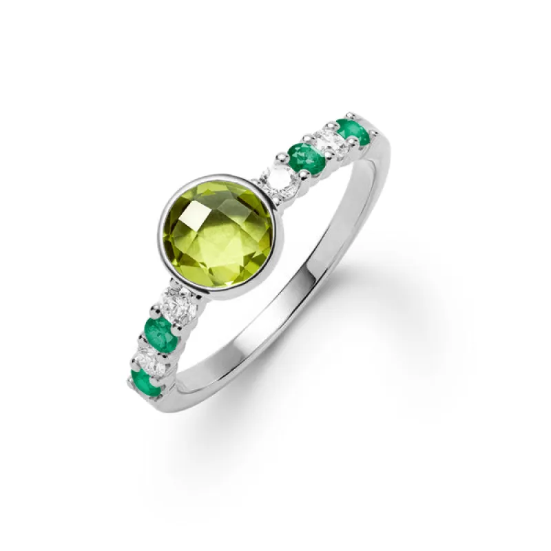 Personalized Rosecliff Grand Ring in 14k Gold sold by Haverhill