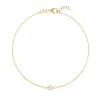 Personalized Classic 1 Birthstone Bracelet in 14k Gold sold by Haverhill
